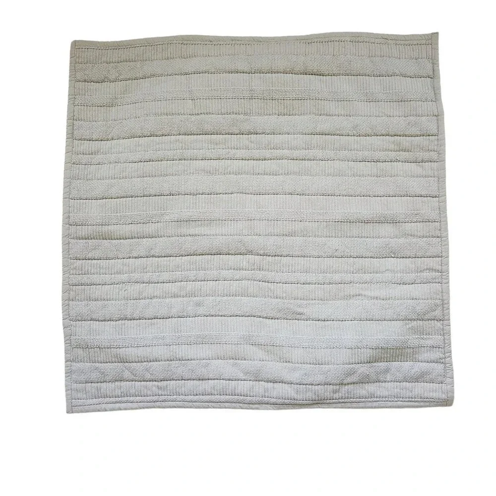West Elm Cotton Cloud Jersey Euro Pillow Sham Quilted Gray Size 26in x 26in